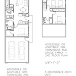 3 Bedroom / 1 Bath Floorplan